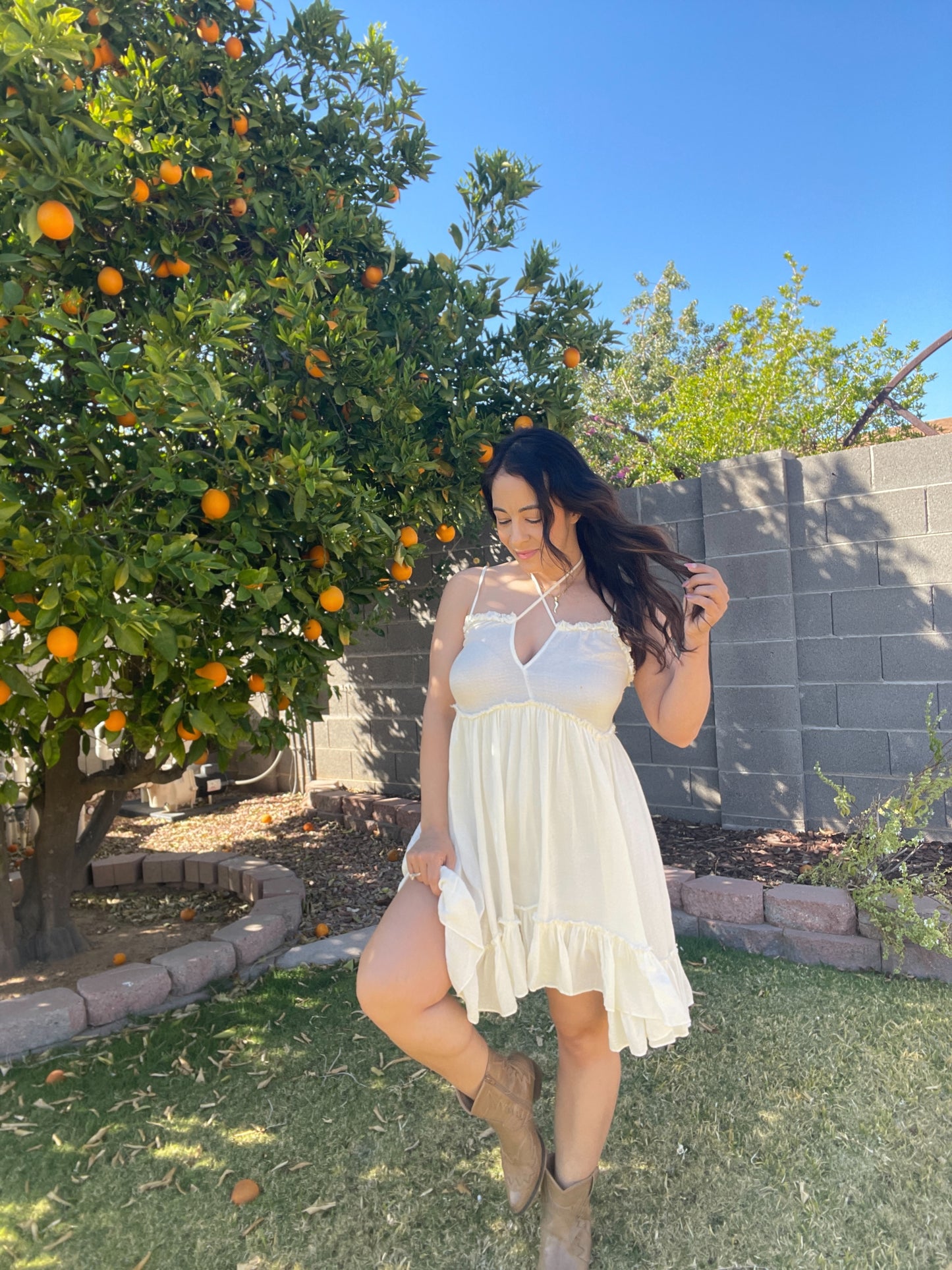 Orchid Boho Dress