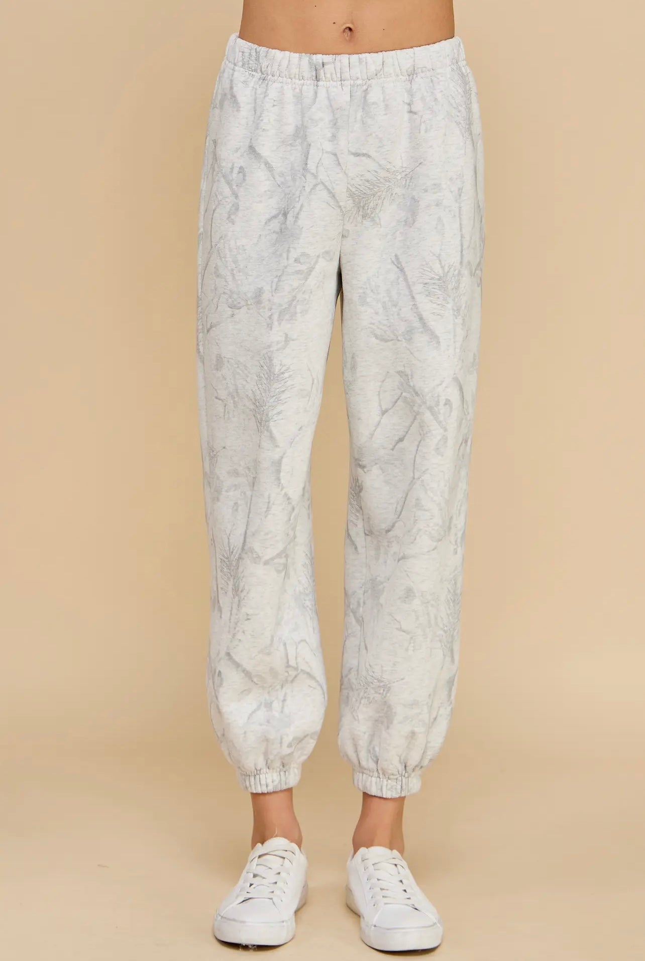 Grey Camouflaged Joggers
