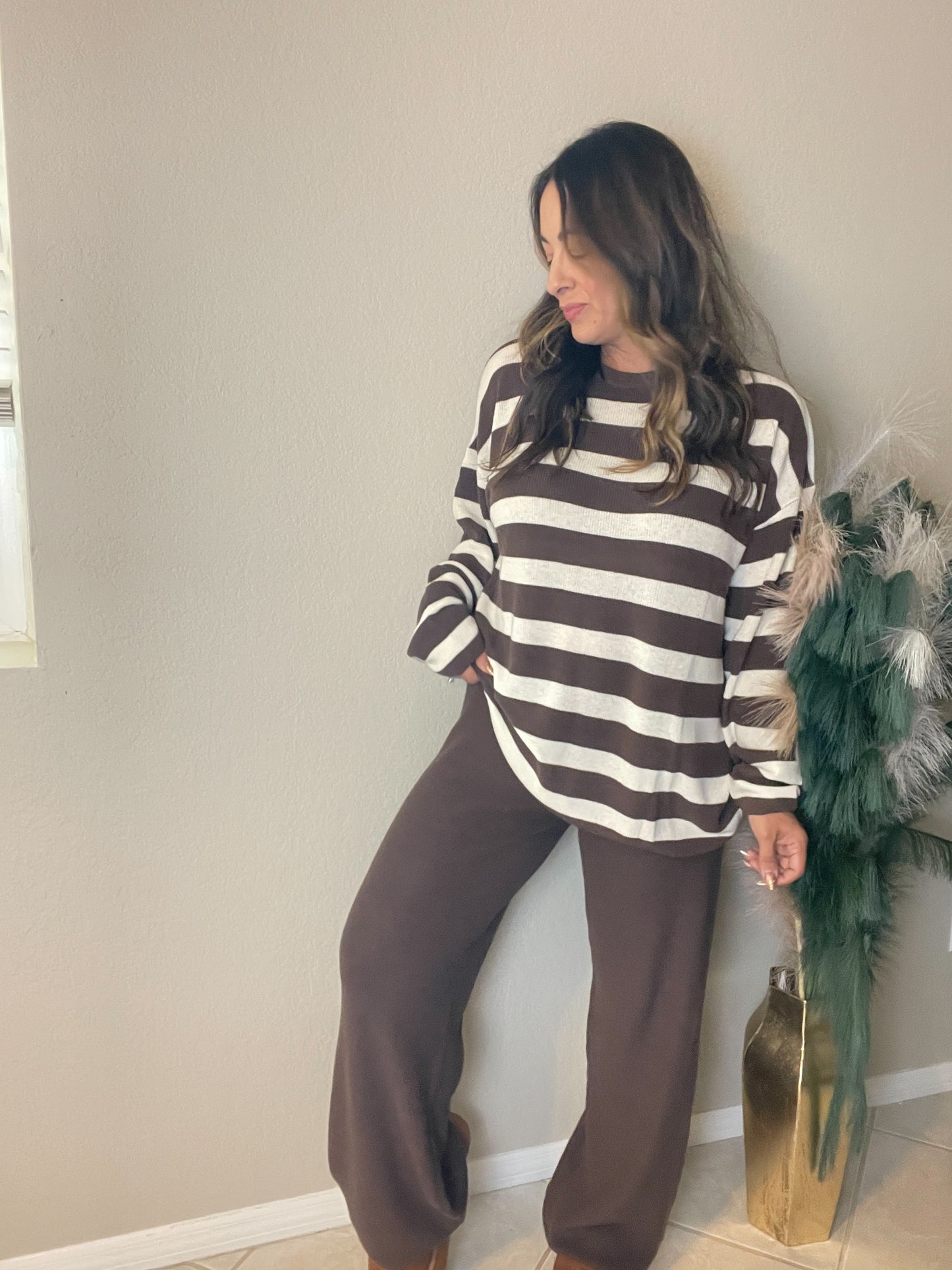 Soft Wave Striped Set