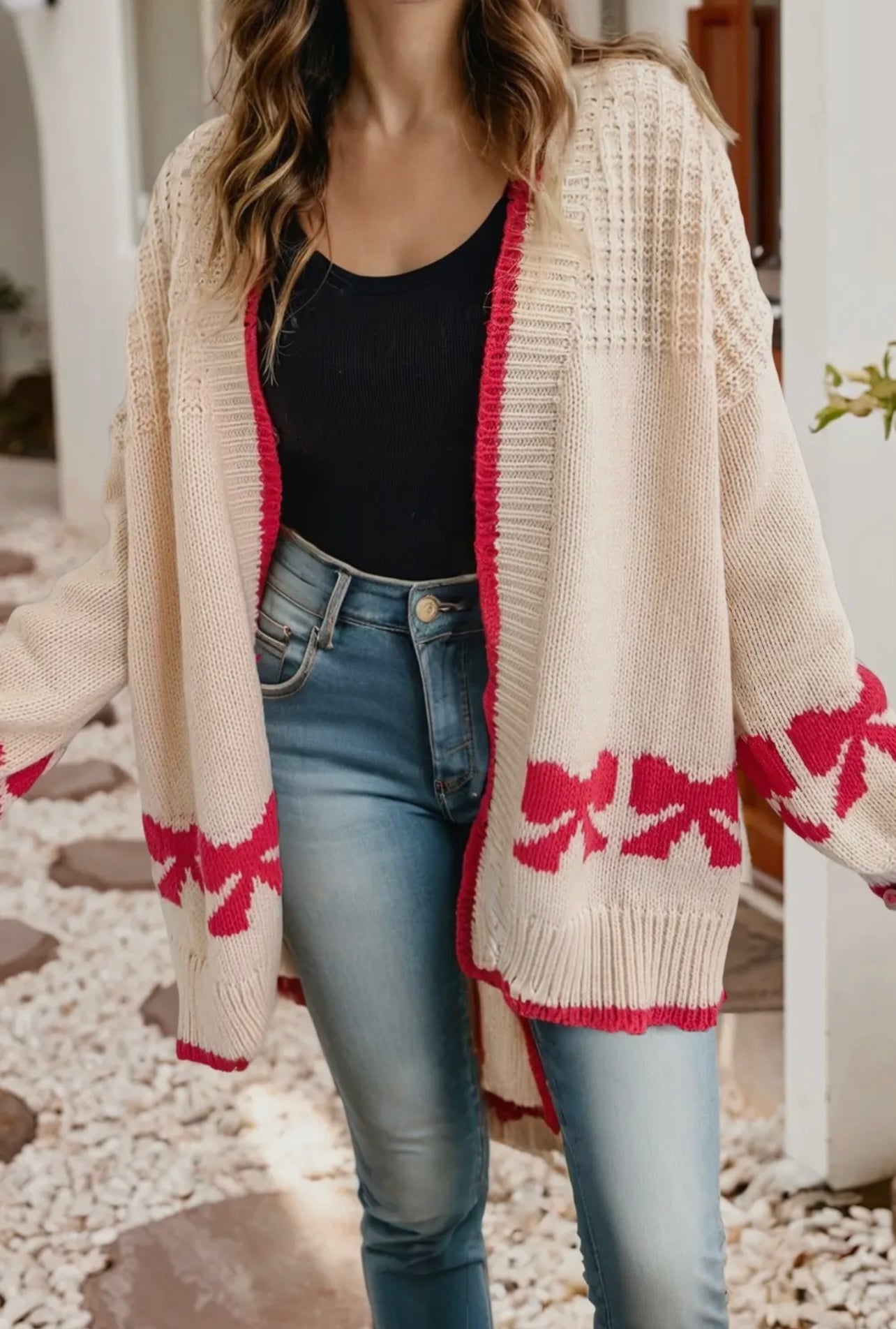 Bow Cardigan