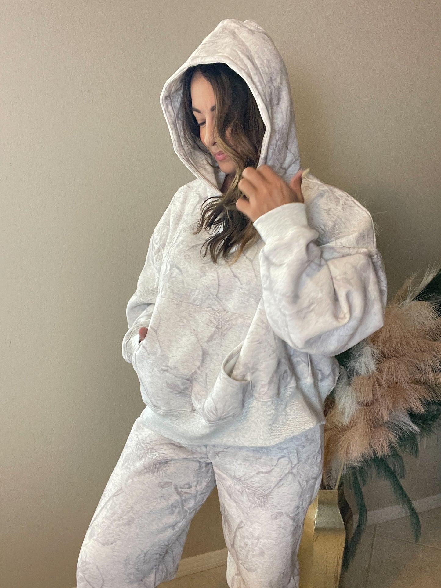 Grey Camouflage Hoodie