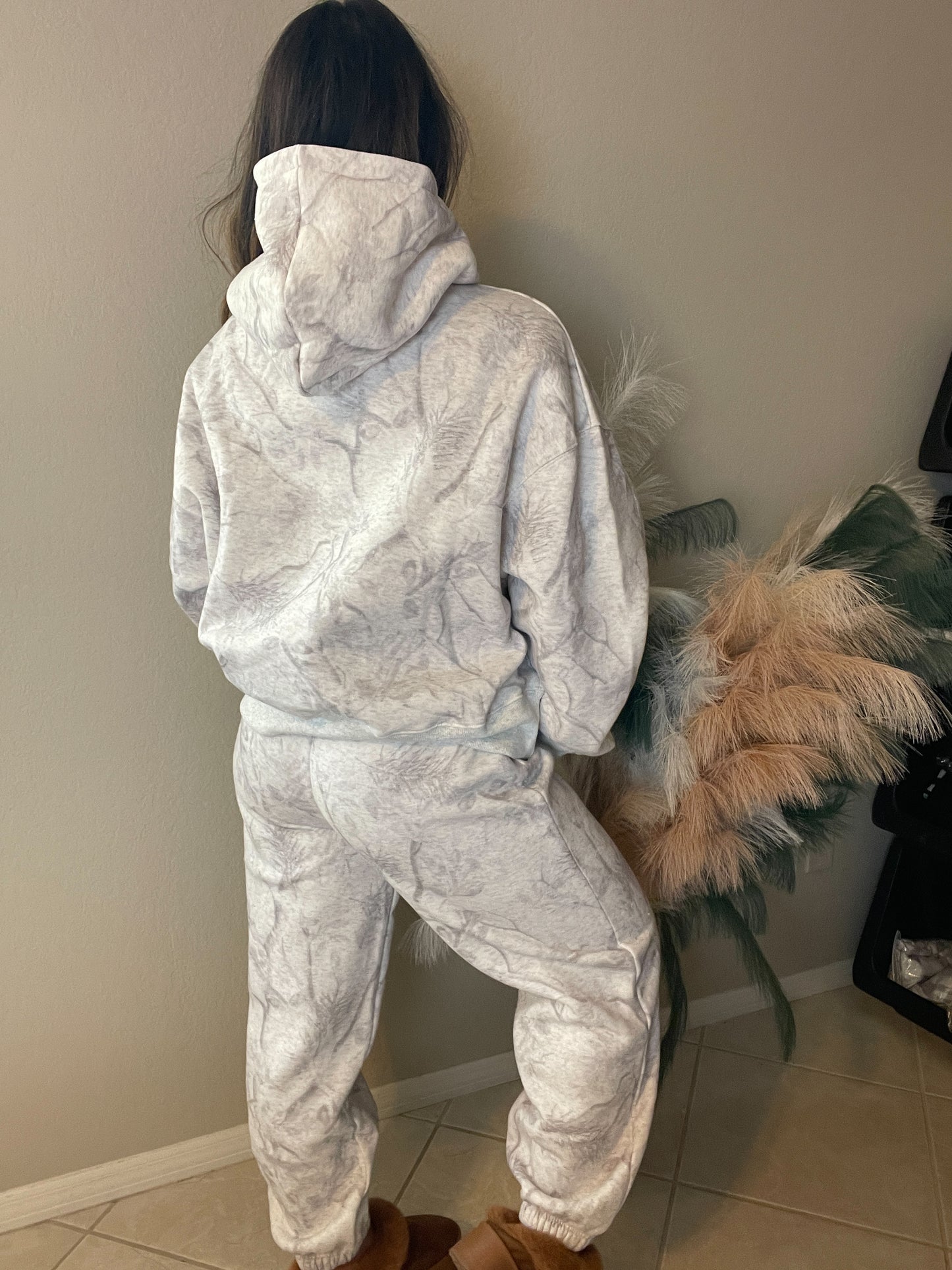 Grey Camouflage Hoodie