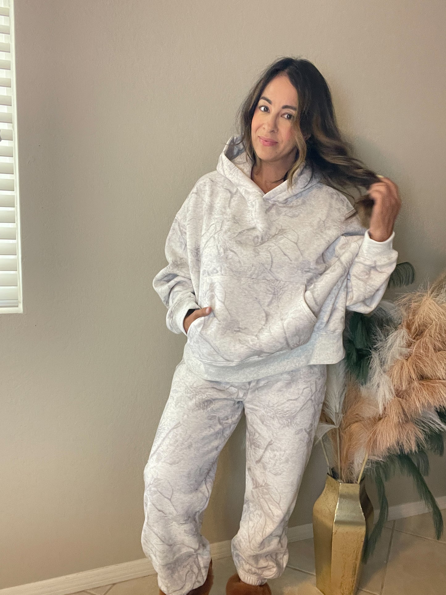 Grey Camouflage Hoodie