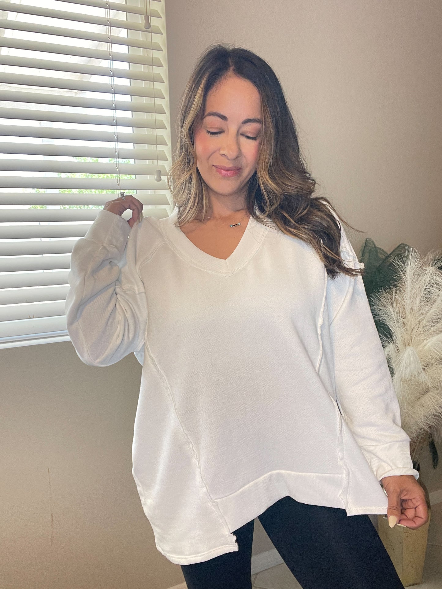 Raw Edge Sweatshirt