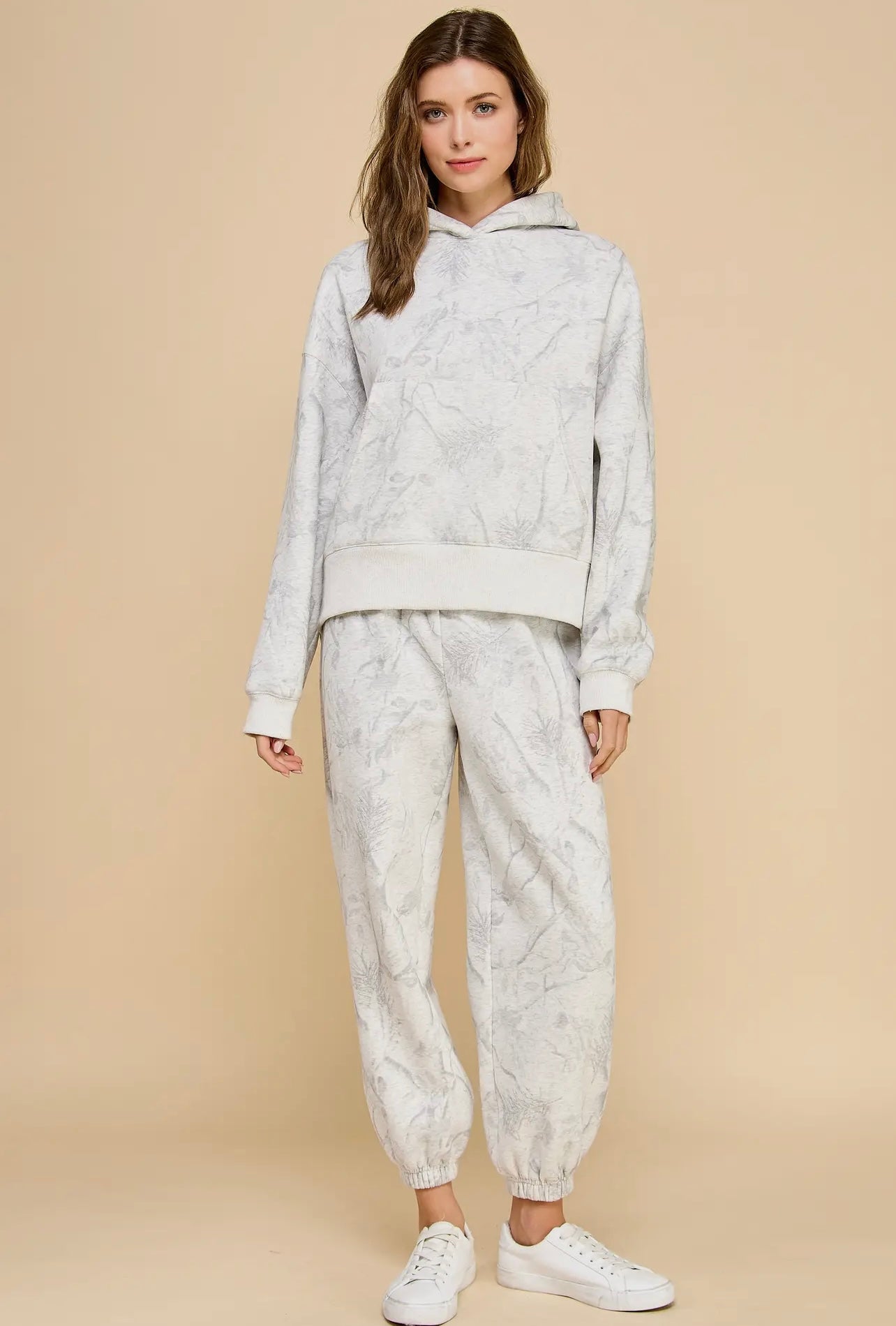 Grey Camouflaged Joggers