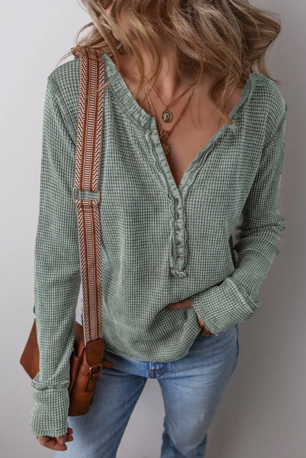 Smoke Green Thermal Top