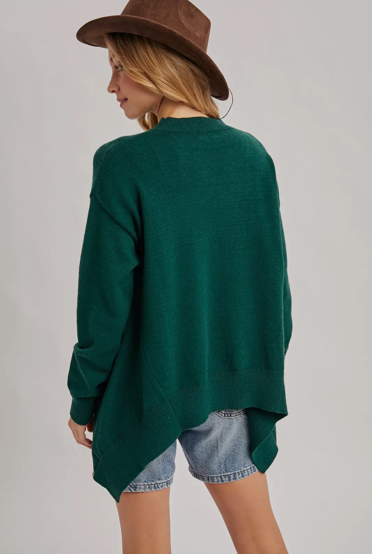 DOORBUSTER Mock Neck Knit Sweater
