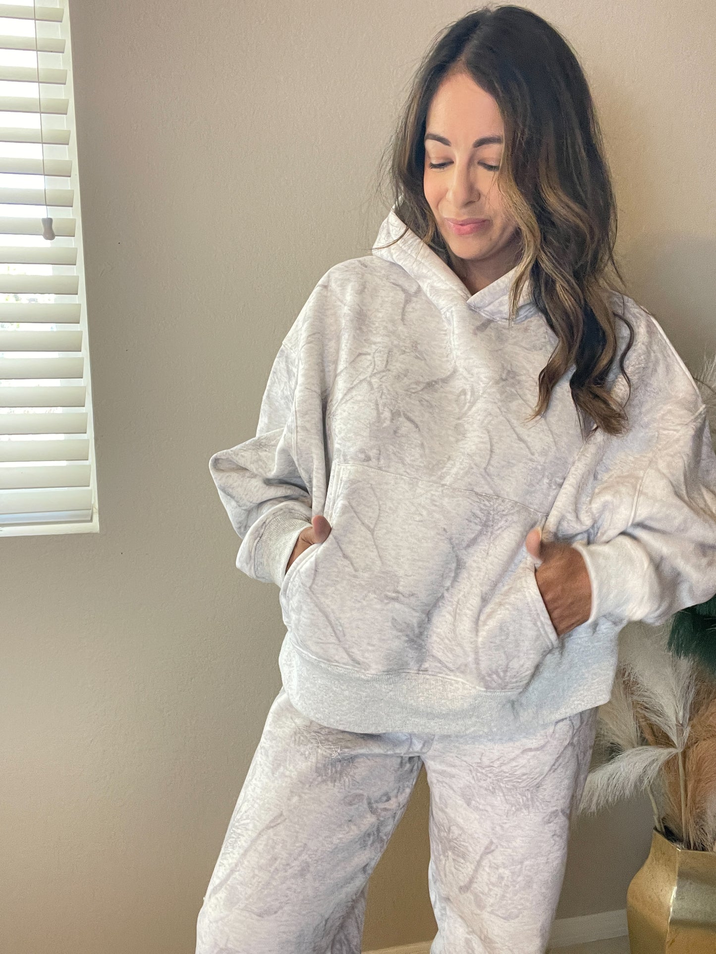 Grey Camouflage Hoodie