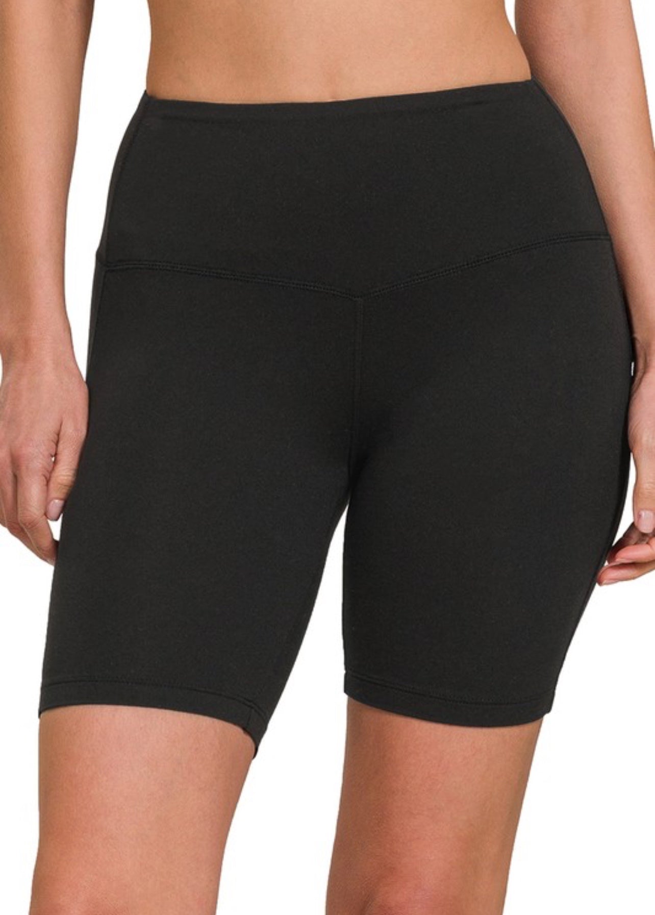 Brushed Biker Shorts