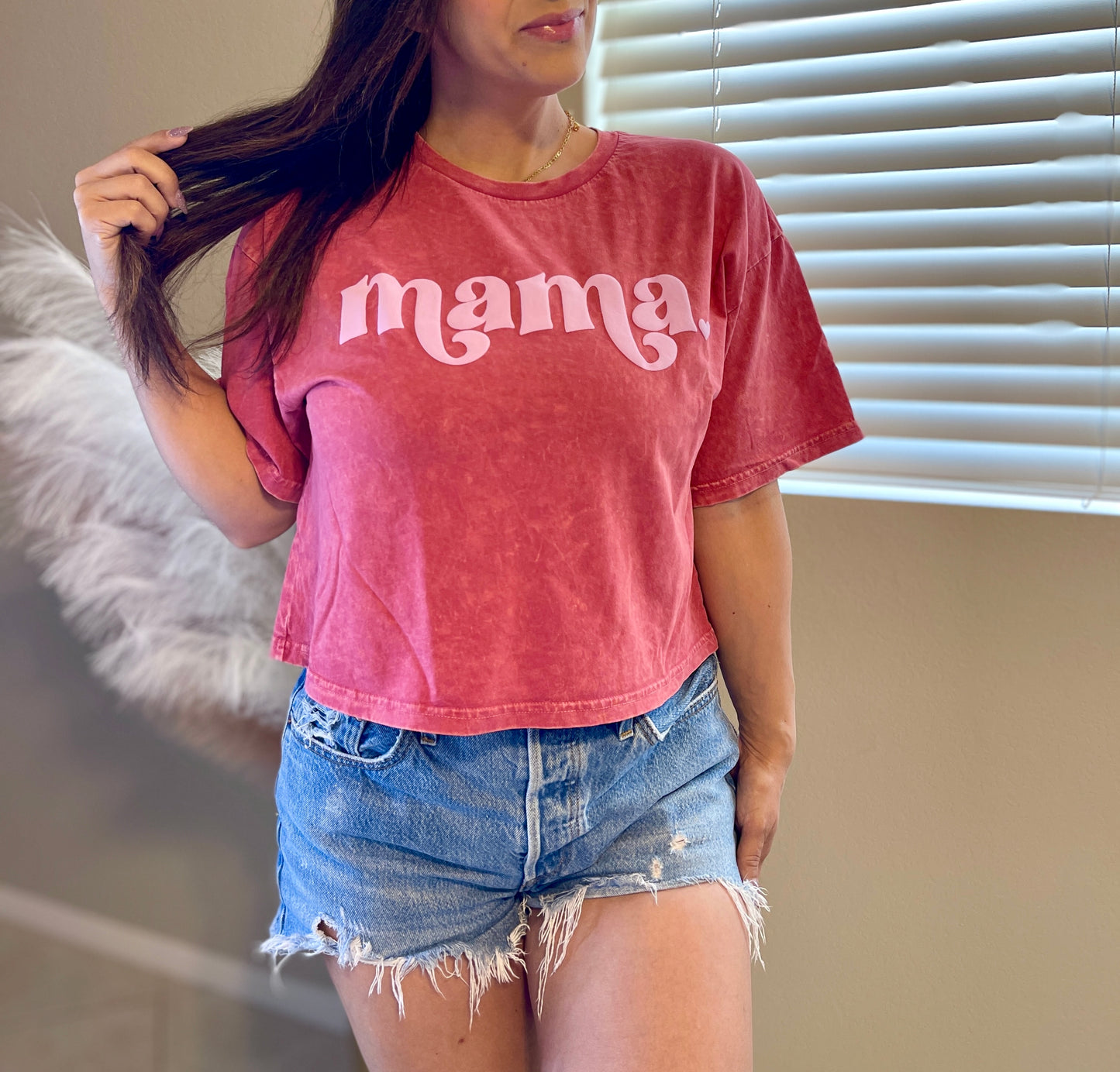 Mama Crop Tee