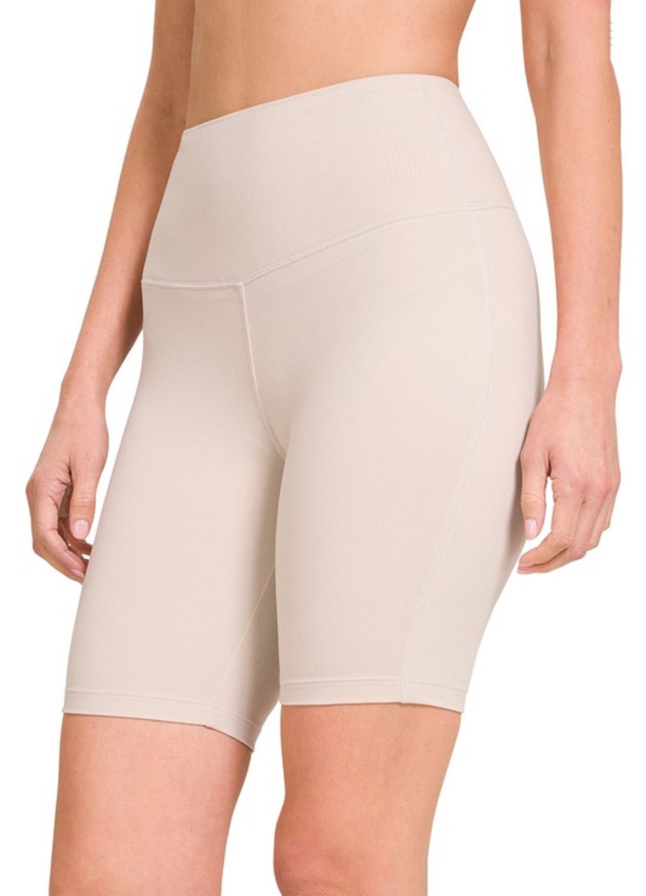 Brushed Biker Shorts