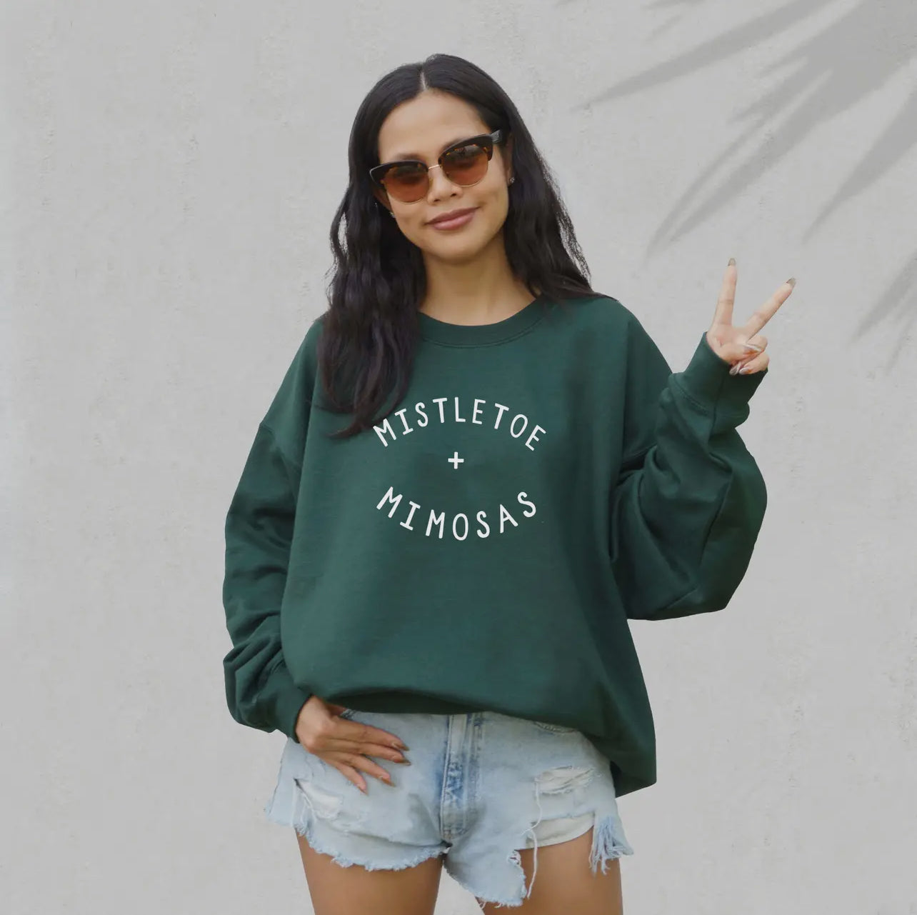 Mistletoe + Mimosas Sweatshirt