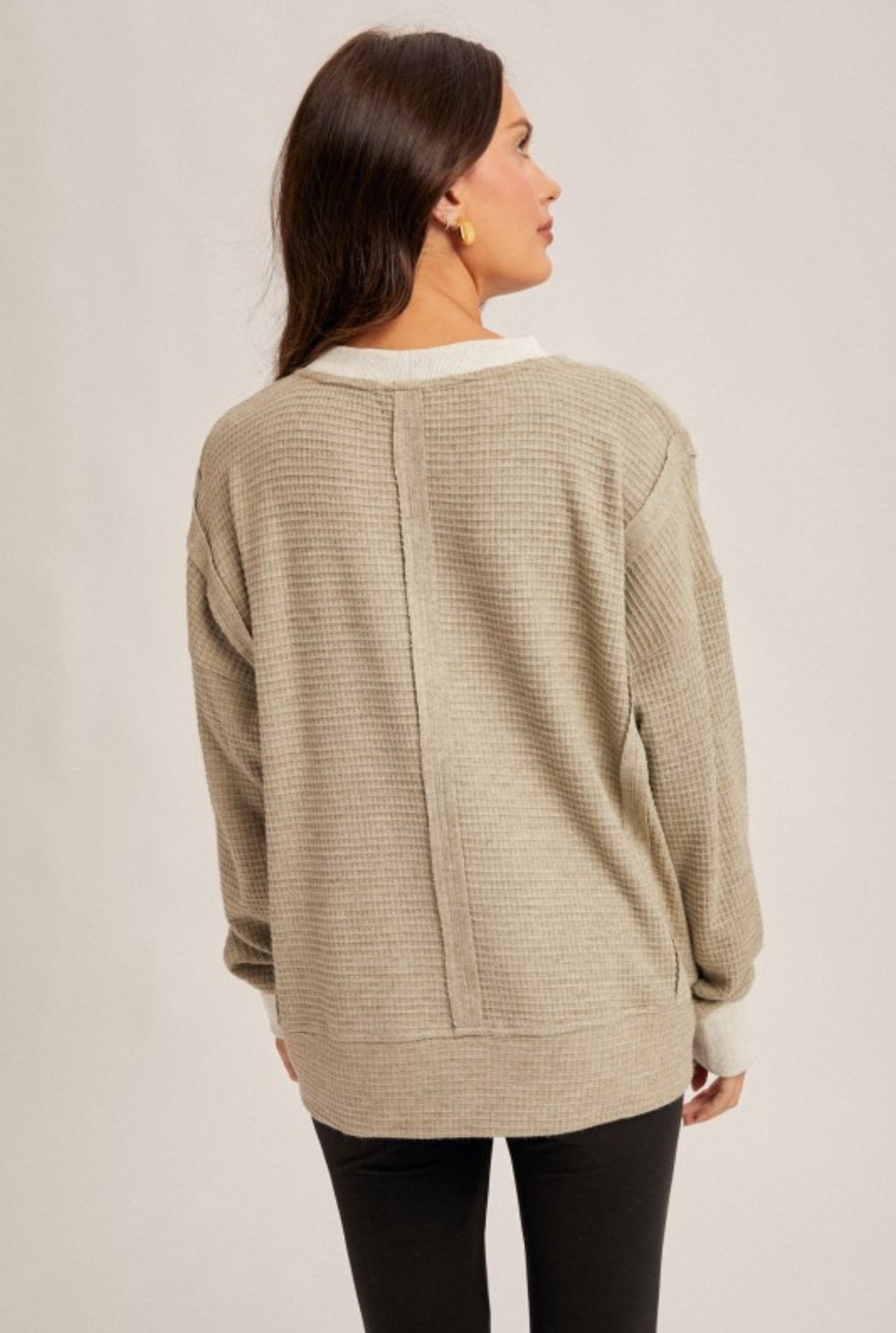 Brushed Thermal Crew Neck Sweater