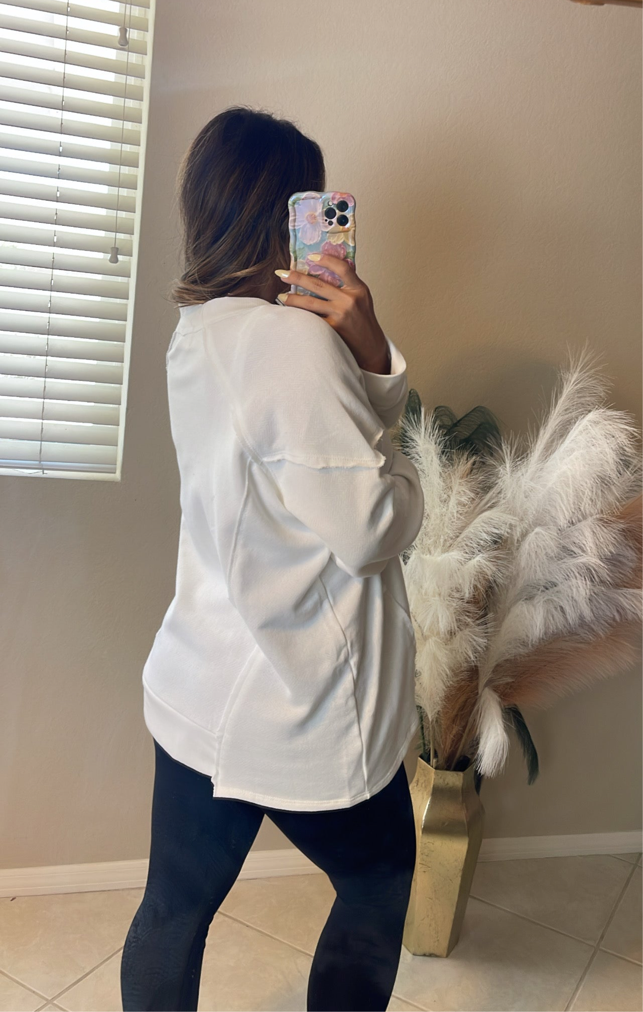 Raw Edge Sweatshirt