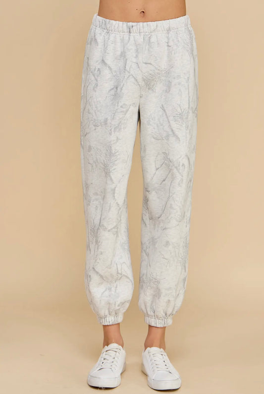 Grey Camouflaged Joggers
