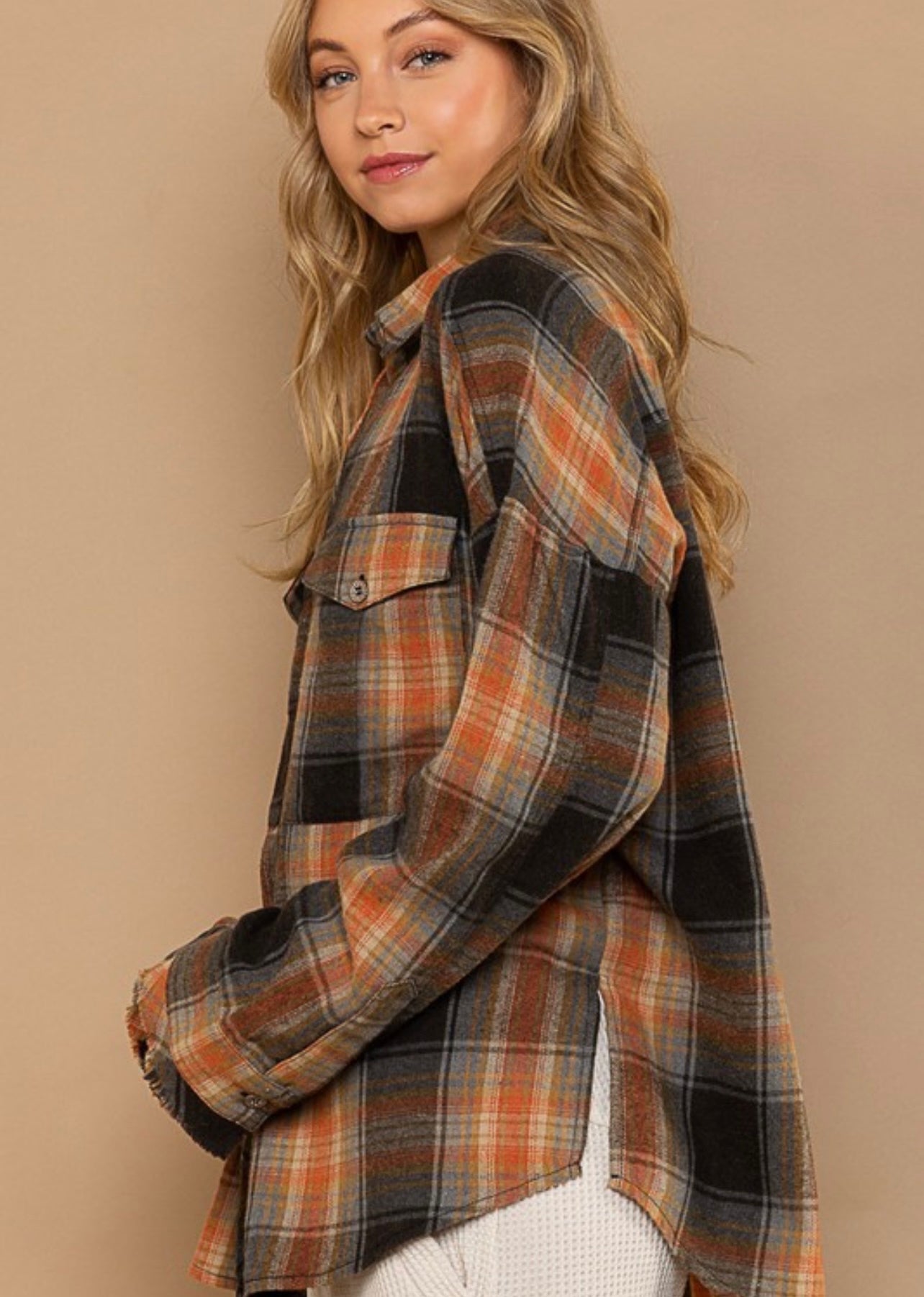 Fall Plaid Top