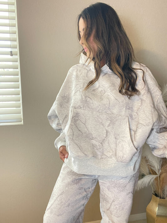 Grey Camouflage Hoodie