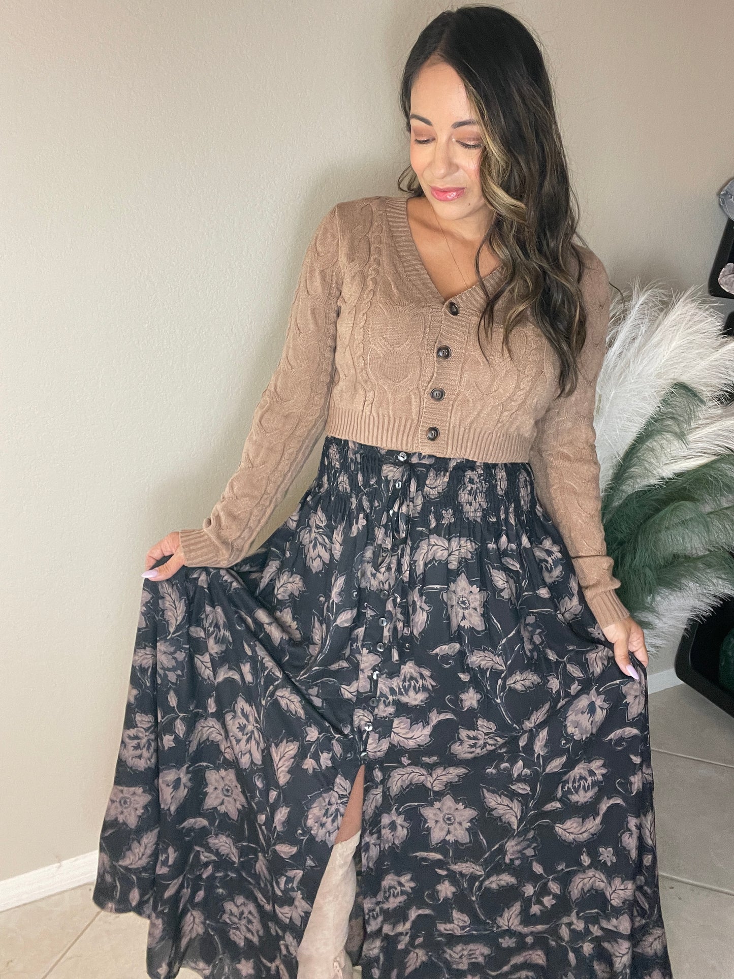 Floral Maxi Skirt