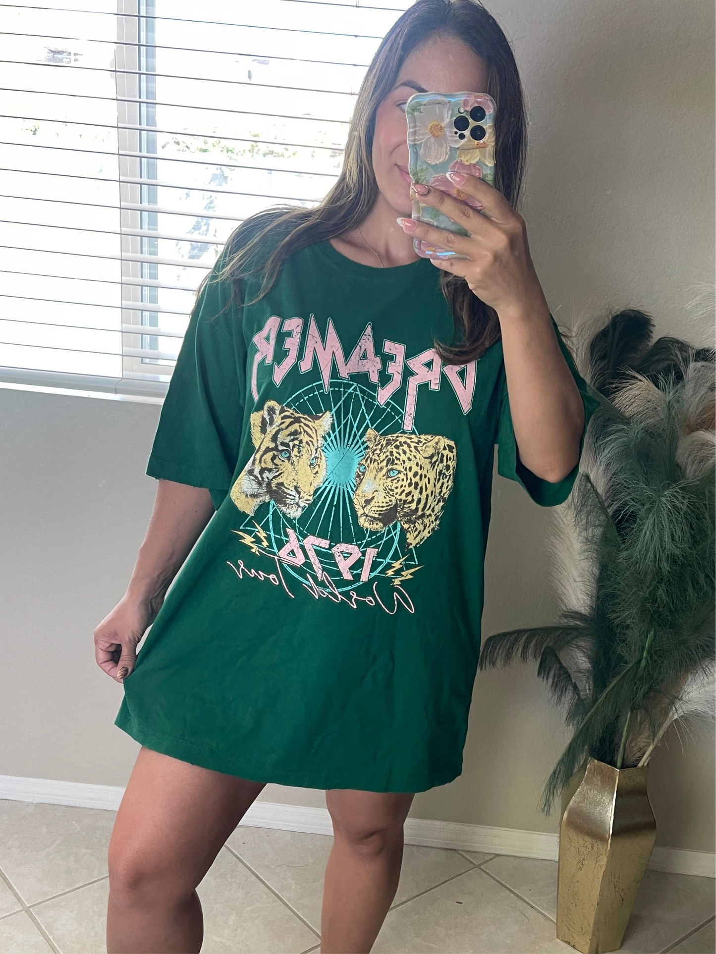 Green Dreamer Graphic Tee