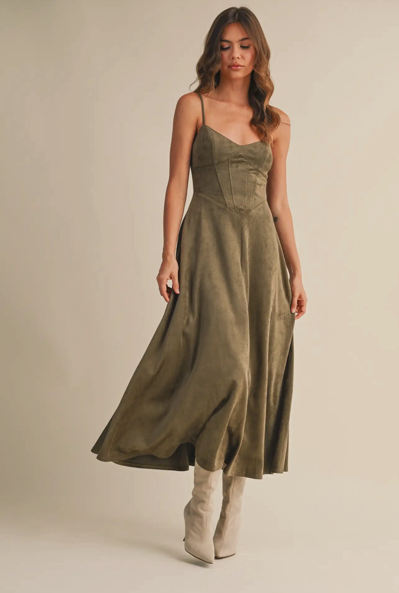 Suede Corset Dresd