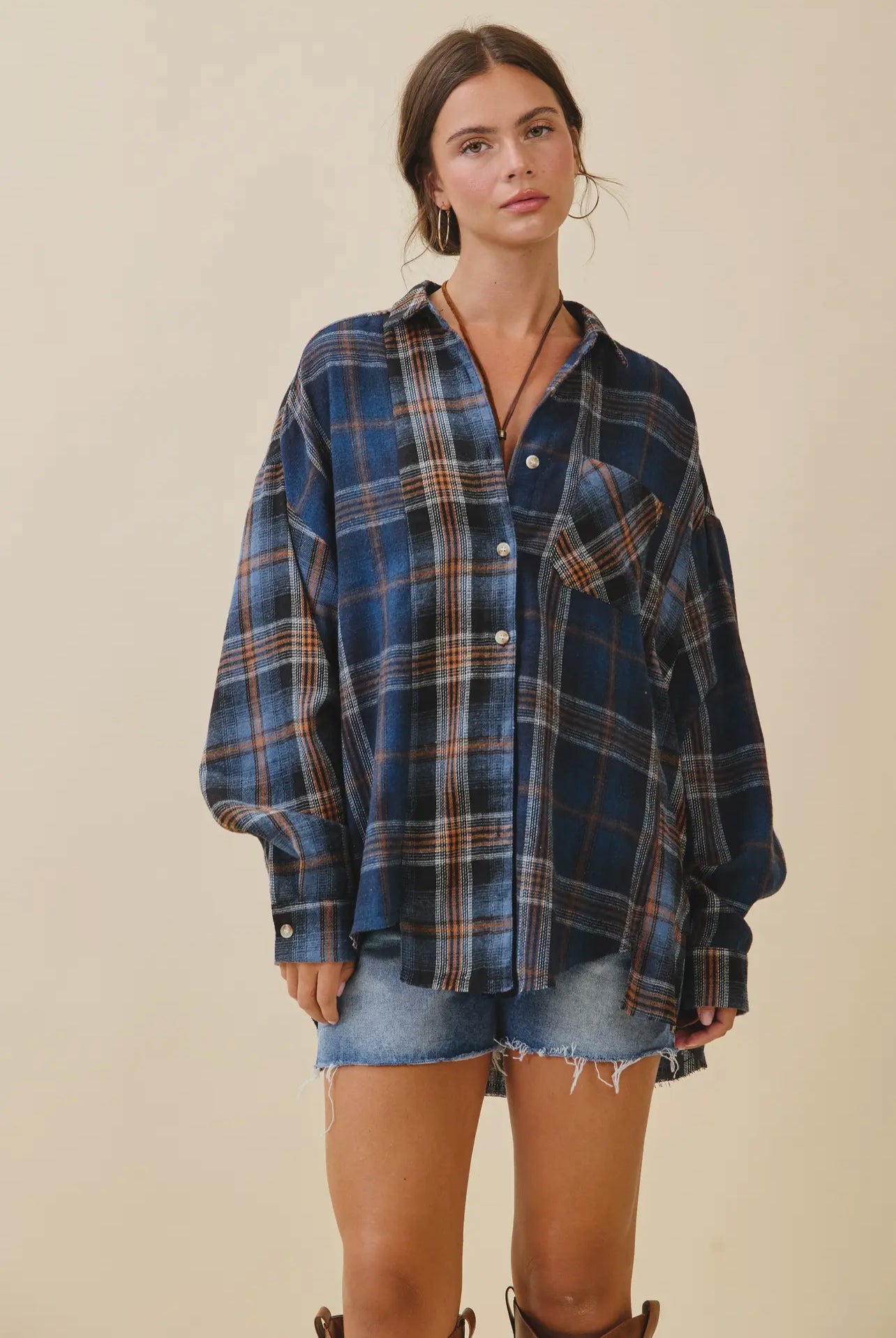 Plaid Top