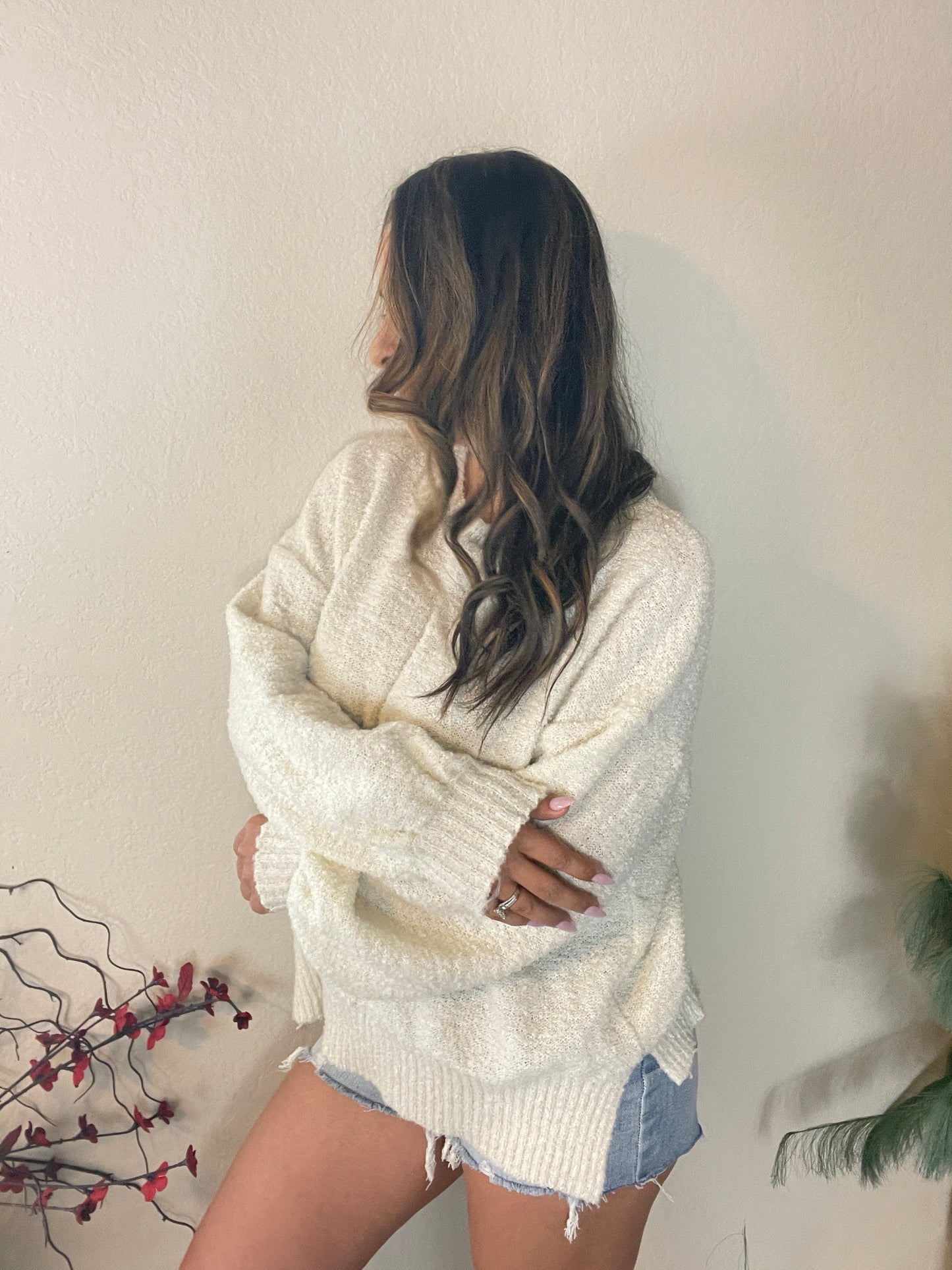Oversized Ivory Sweater