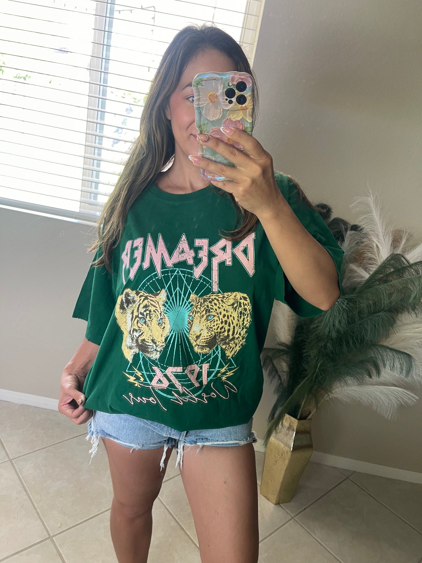 Green Dreamer Graphic Tee