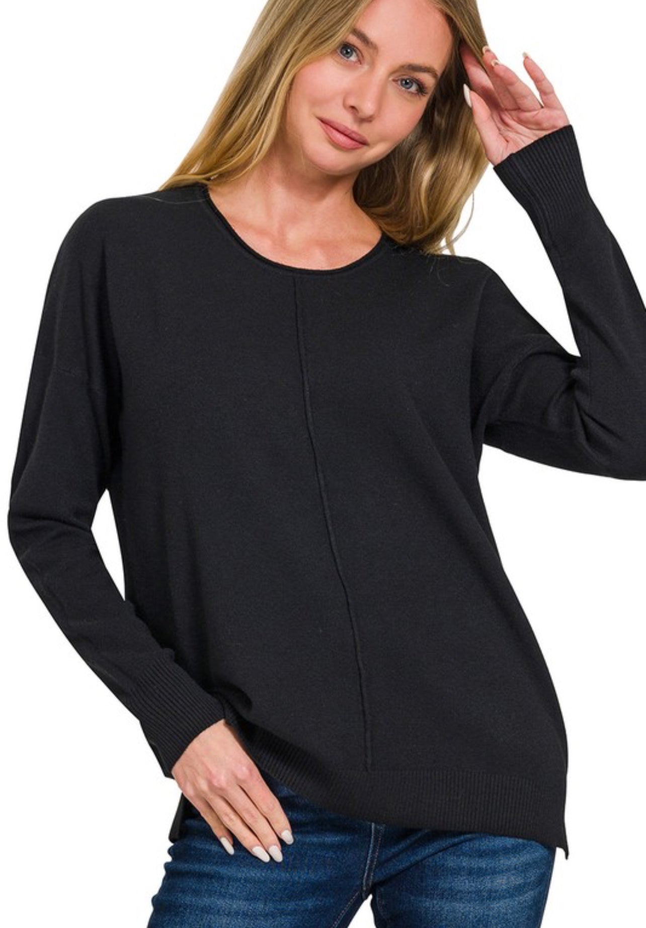 DOORBUSTER Viscose Front Seam Top