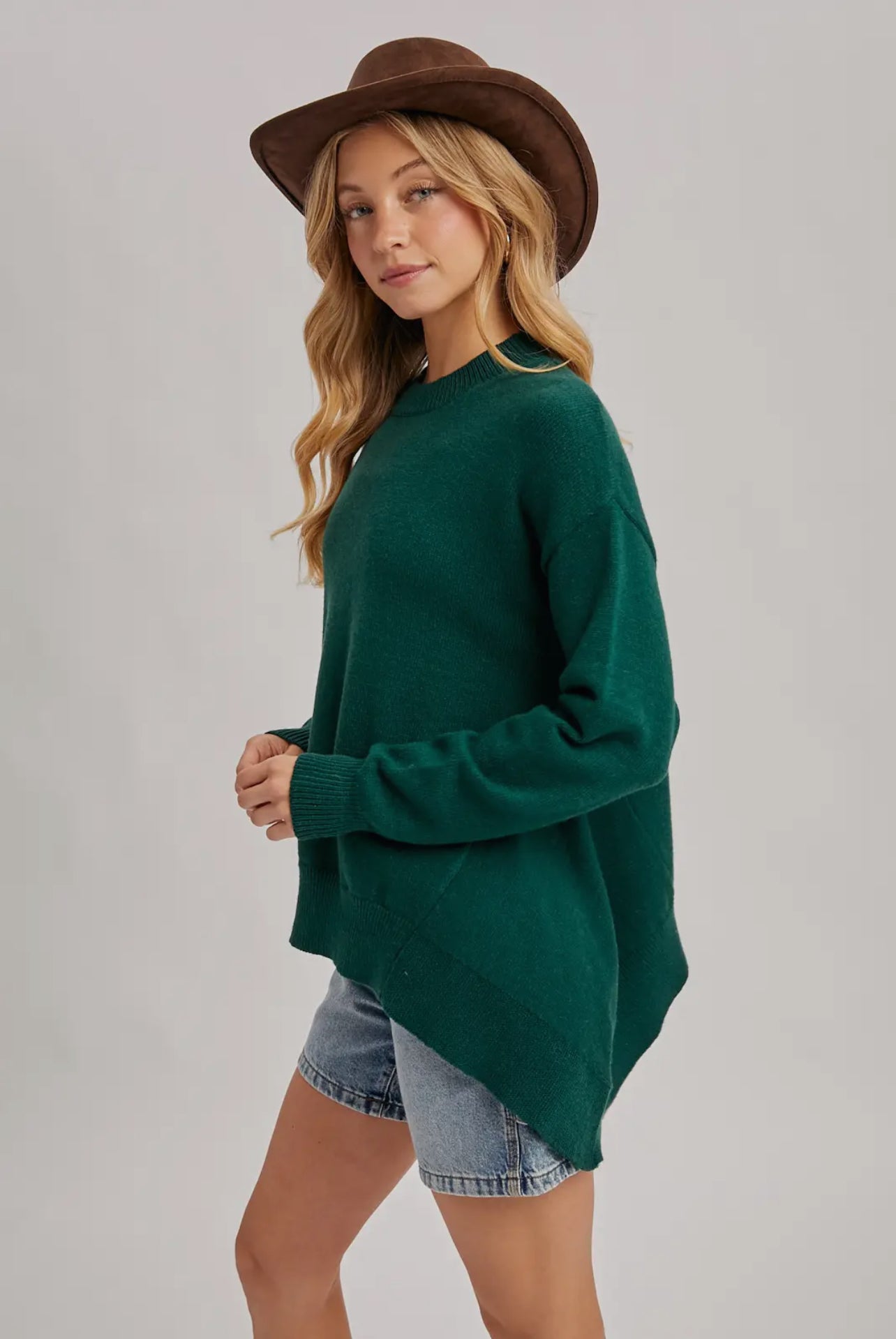 DOORBUSTER Mock Neck Knit Sweater