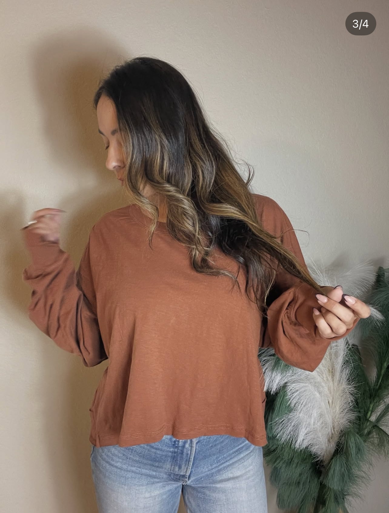 Openback Thumbhole Top