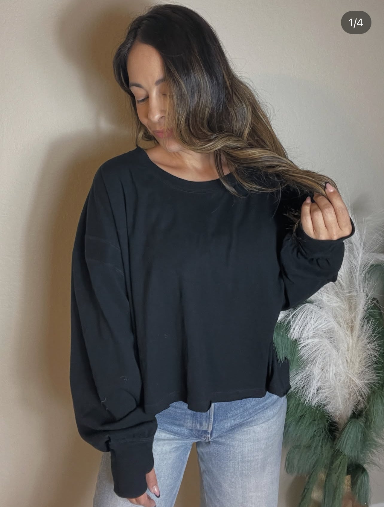 Openback Thumbhole Top