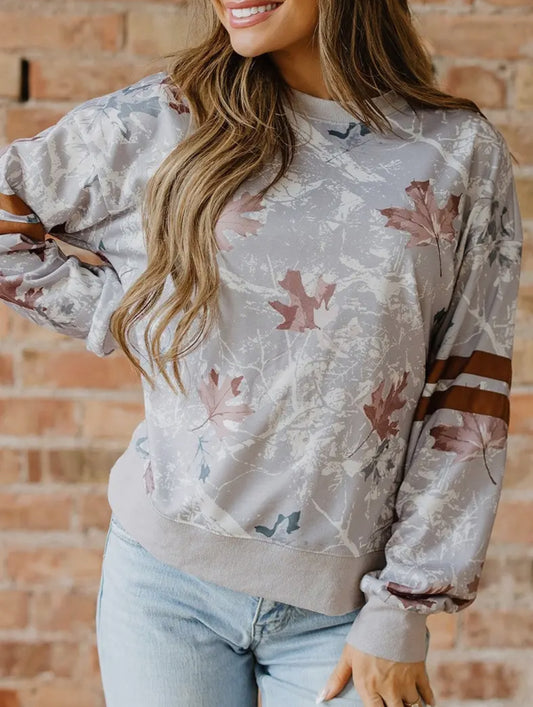 Varsity Maple Camo Sweatshirt